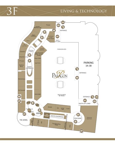 siam paragon map.